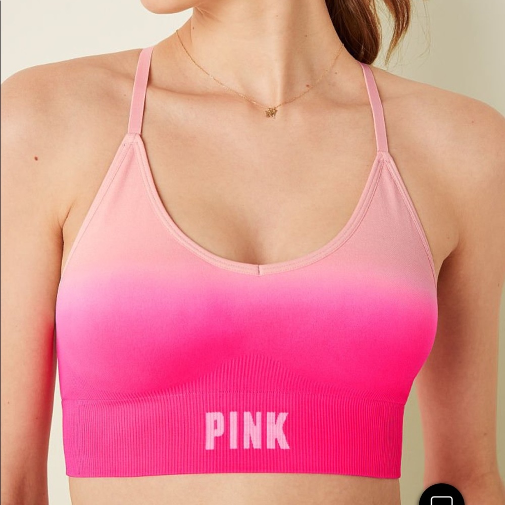 PINK SPORTS BRA